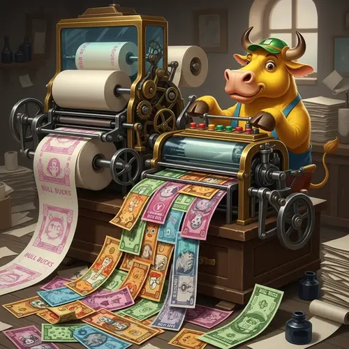 Yellow Bull Currency Printing Memes | Make Money Online