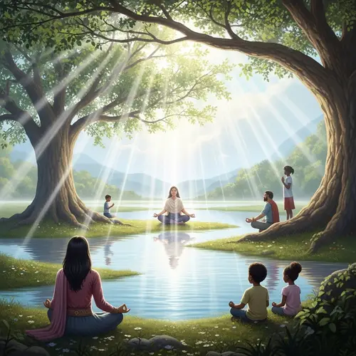 Ethereal Scene of Spiritual Emergentism