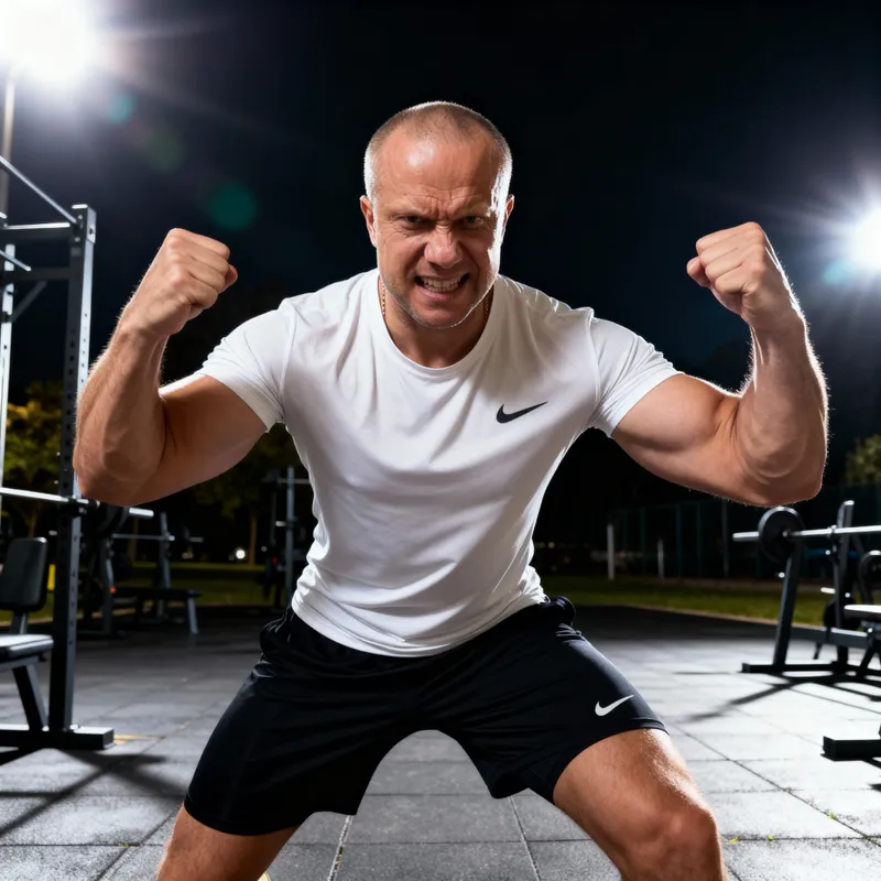 Inspiring Fitness Influencer in Action