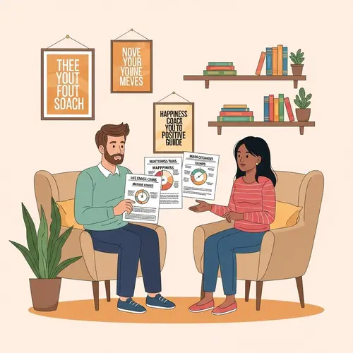 Empower Your Happiness: Life Coaching Session in a Cozy Room