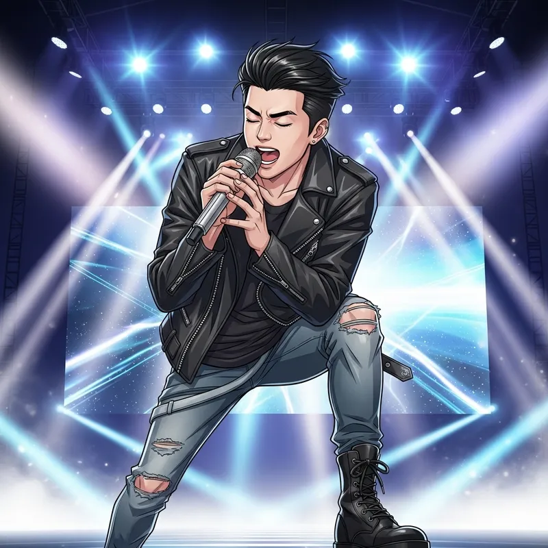 Jungkook: Talented South Korean Singer Live on Stage