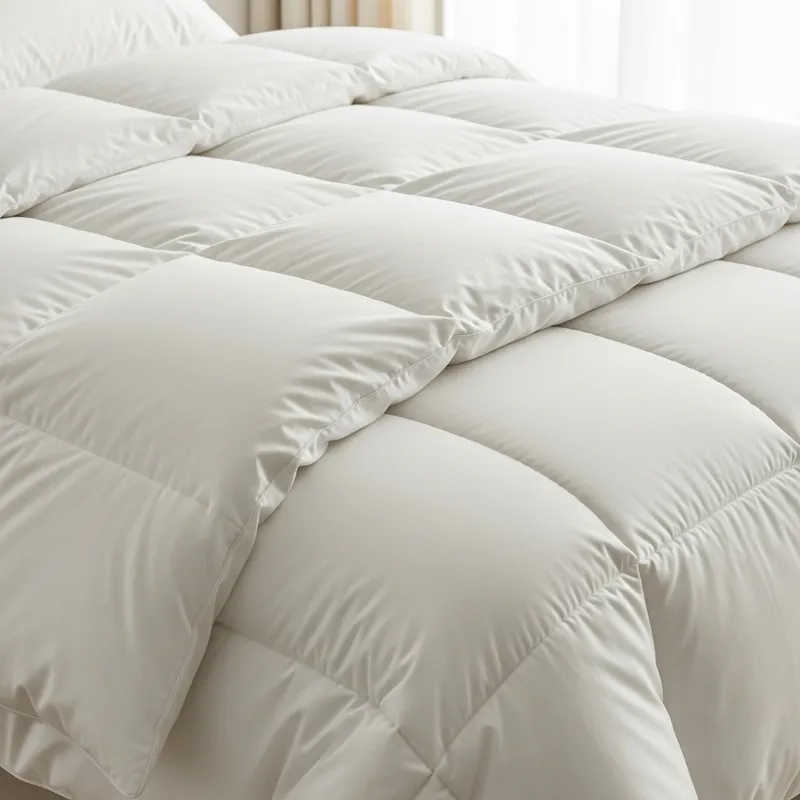 Soft White Duvet | Elegant & Cozy Texture