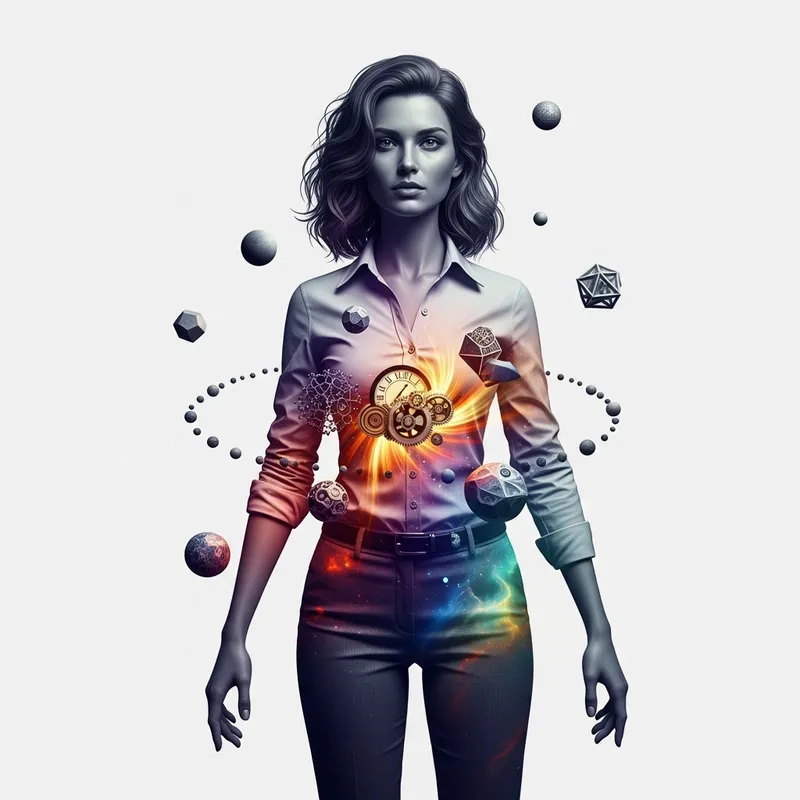 Surreal Abstract Concept Art | Swirling Colors & Distorted Proportions