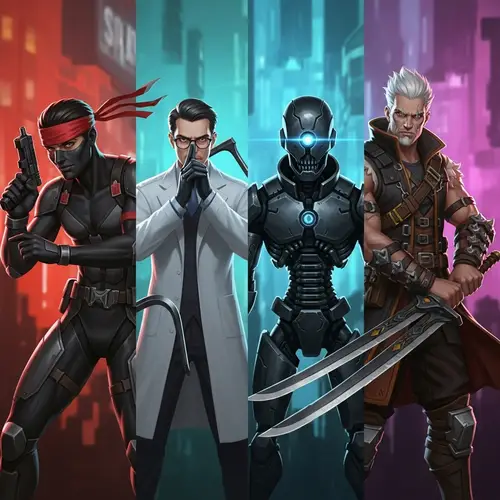 Detailed Video Game-Inspired Character Illustration