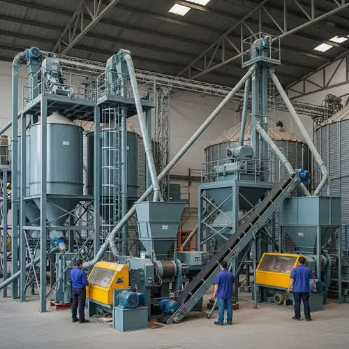 Industrial Pellet & Flaking Mill Facilities for Cattle, Sheep, Poultry Feed