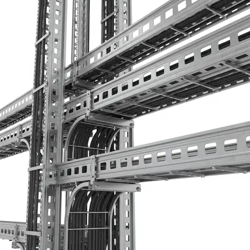 Rolled Flanged Perforated Cable Tray for Efficient Cable Management