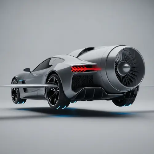 Futuristic Flying Car Design | Advanced Safety & Technology
