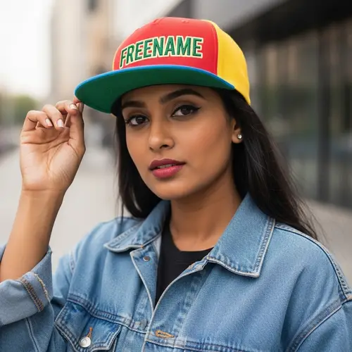 Cool Street Style: South Asian Woman in Freename Snapback