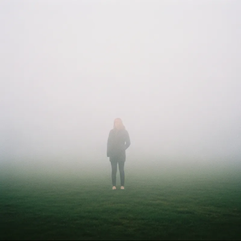 Captivating Figure in Dreamlike Impressionistic Scene