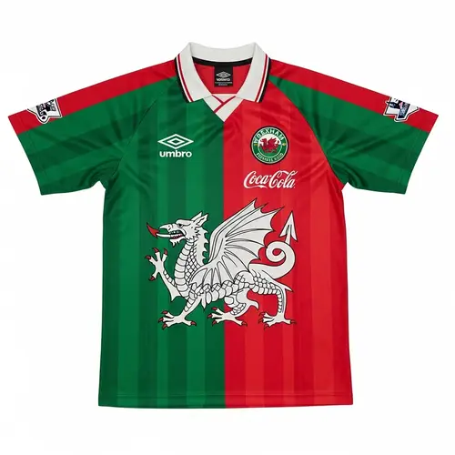 Wrexham Football Shirt: Iconic Design with Coca Cola Sponsor
