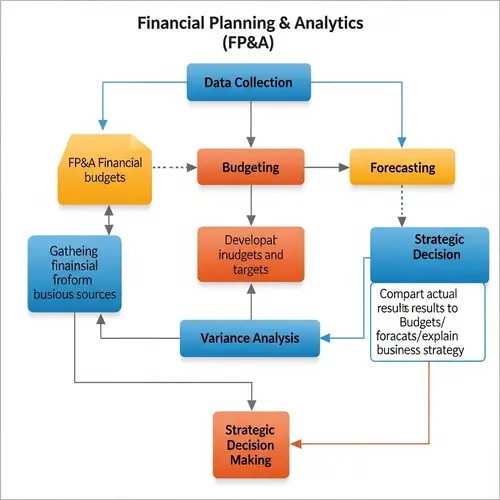 Financial Planning & Analytics in Power BI Flow Chart