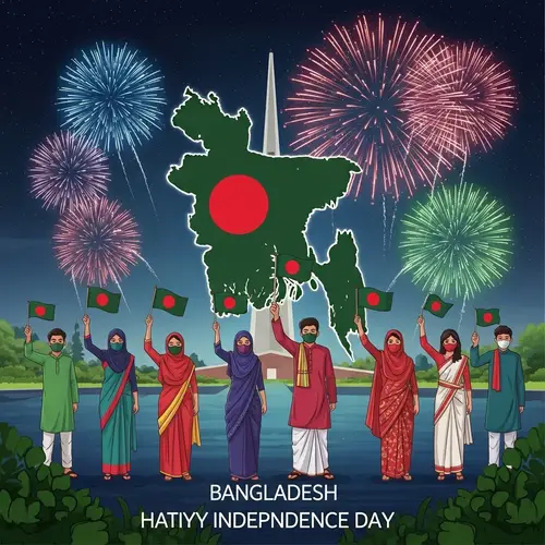 Vibrant Bangladesh Independence Day Celebration in Dhaka
