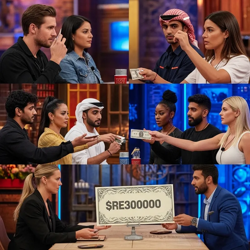 Vibrant Reality TV Contestants Competing for Cash Prize