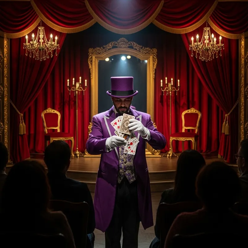Enchanting Magic Show Stage Setup