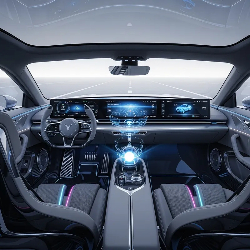 Futuristic Car Interior | Future Car Salon