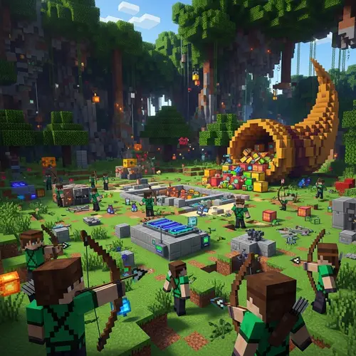 Minecraft Hunger Games Event Design | Graphic Inspiration