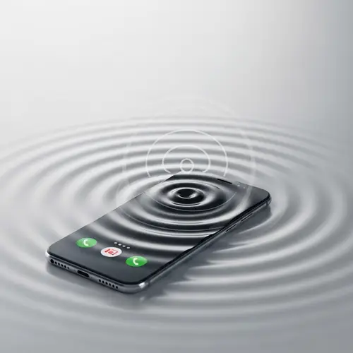 Smartphone Design with Sonic Wave Effect | Call Arriving Visualized