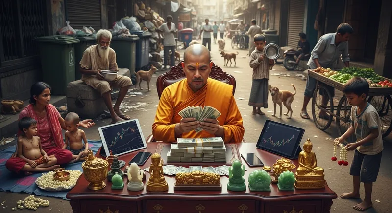 Compassionate Buddhist Cultivates Generosity over Status and Wealth