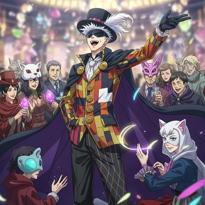 Gojo Laughs in Anime Costume at Social Event | Jujutsu Kaisen