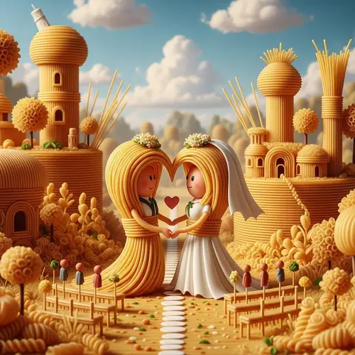 Spaghetti World: A Tale of Enamored Noodles