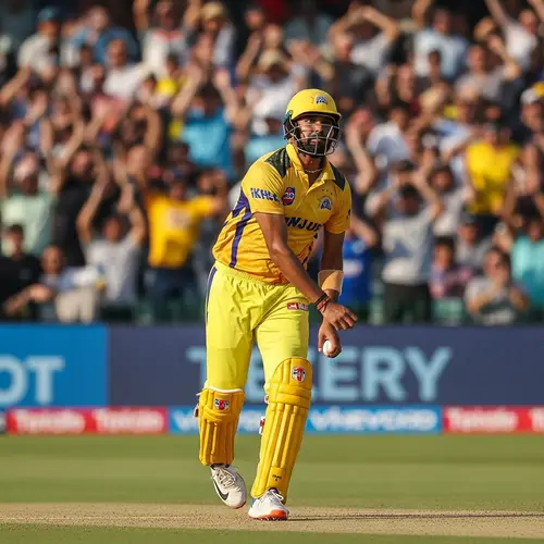 Rahul Gandhi Indian Cricketer | Chennai Team Cricket Action Pose