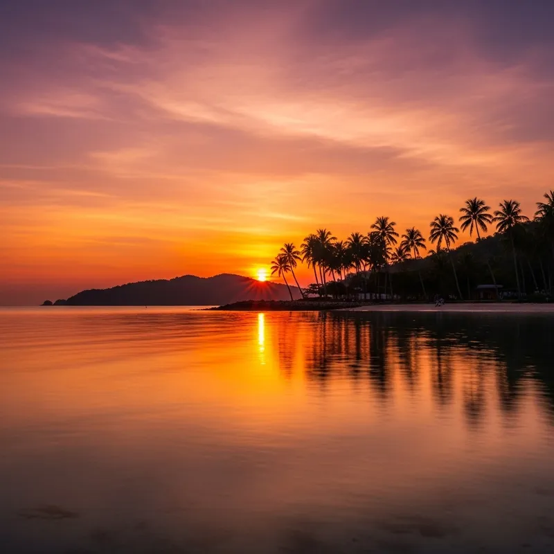 Breathtaking Sunrise at Langkawi Island, Malaysia