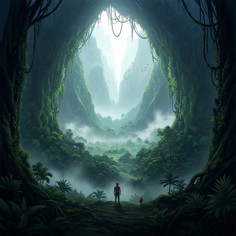 Most Epic Jungle Landscape Concept Art | Grand Rainforest Scene