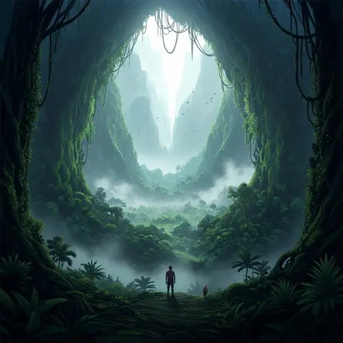 Epic Jungle Landscape Concept Art | Inspiring Rainforest Scene