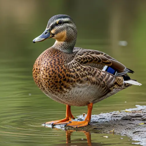 Hyper-Realistic Duck Depiction: Vibrant Plumage & Wise Observant Eyes