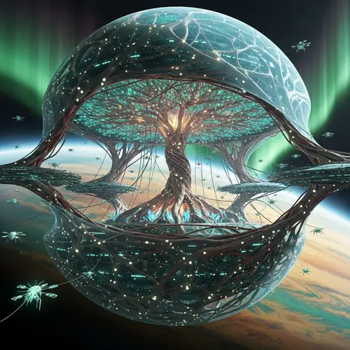 Hive-Mind Tree Controls Unique Space Station