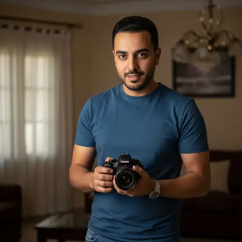 Engaging Middle-Eastern Man in Casual Attire | Portrait Photography