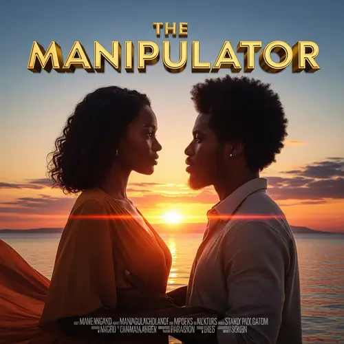 The Manipulator Movie Poster | Black Woman & Man in Love
