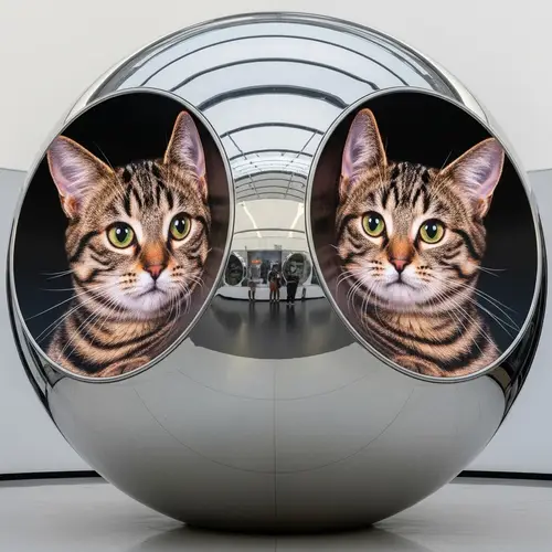 Cat Pictures LED Sphere - Eye-catching Digital Billboards
