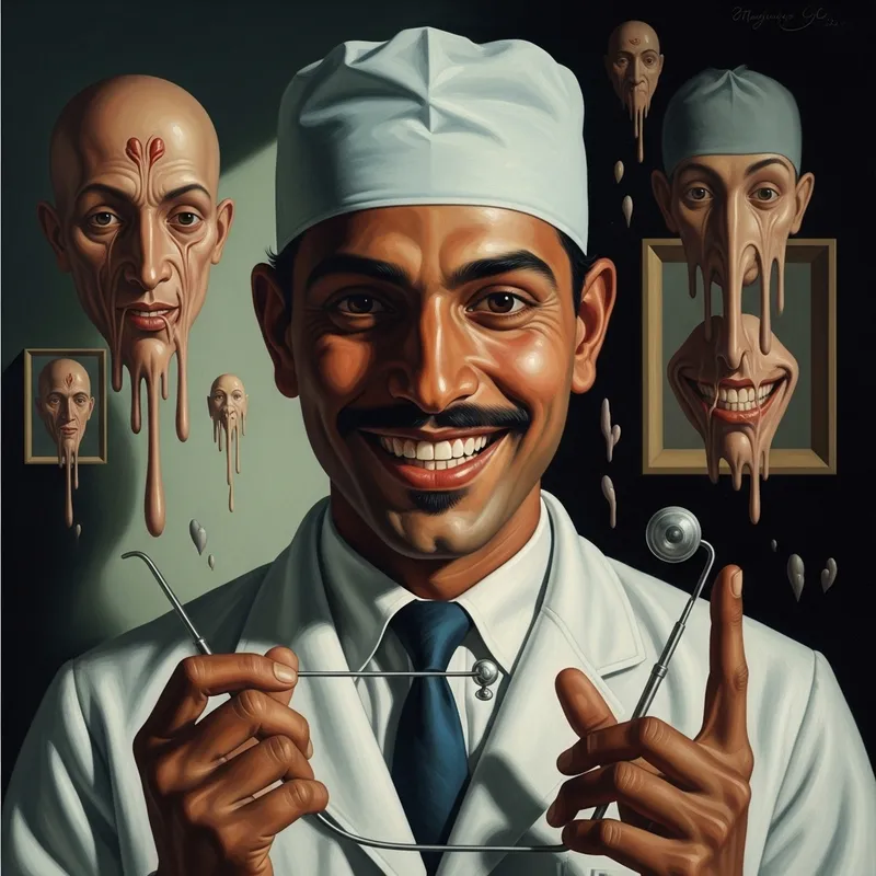 Chilling Dentist: Surrealism Inspired by Human Psychology