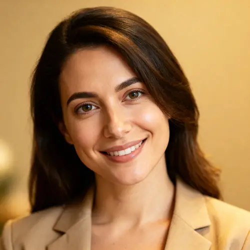 Warm & Approachable Therapist Headshot