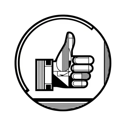 Russian Constructivism Social Media Like Logo Design