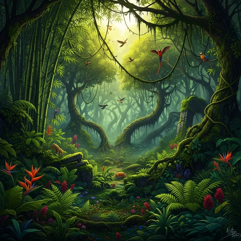 Explore the Mysteries of the Jungle Landscape