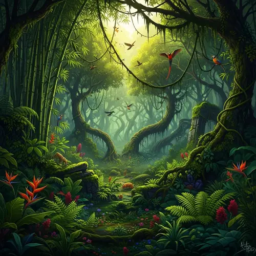 Explore the Mysteries of the Jungle Landscape