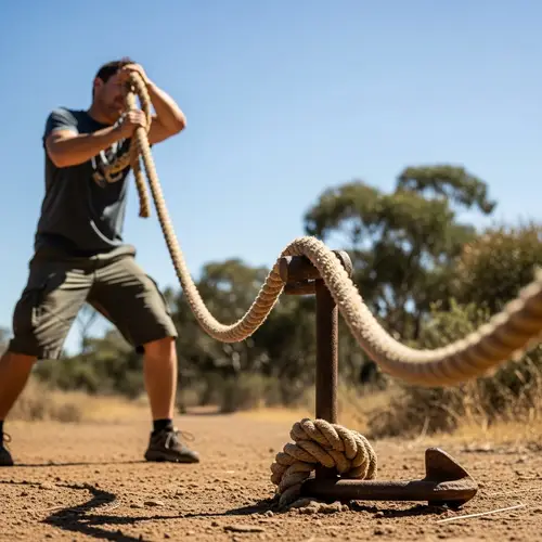 Rope Wave Motion: Create Visual Waves with Hand Movements