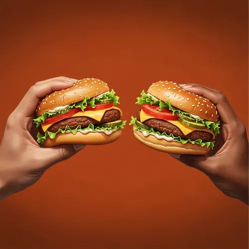 Mouthwatering East Asian and African Burger Hands