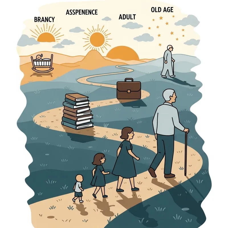 Emotional Journey of Personal Growth: Symbolic Image