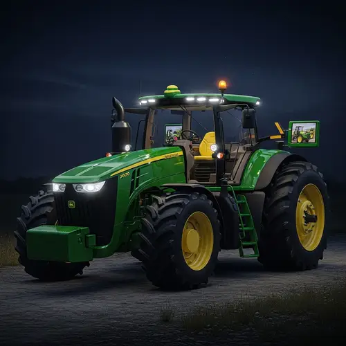 Futuristic John Deere Agricultural Tractor | Aerodynamic Design