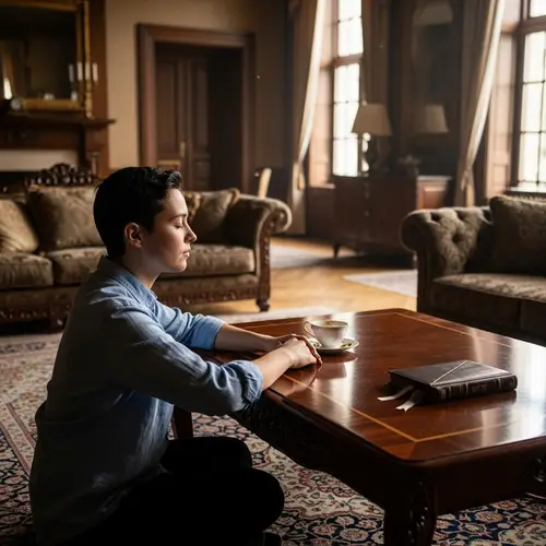 Luxury Living Room Serenity: A Tranquil Escape