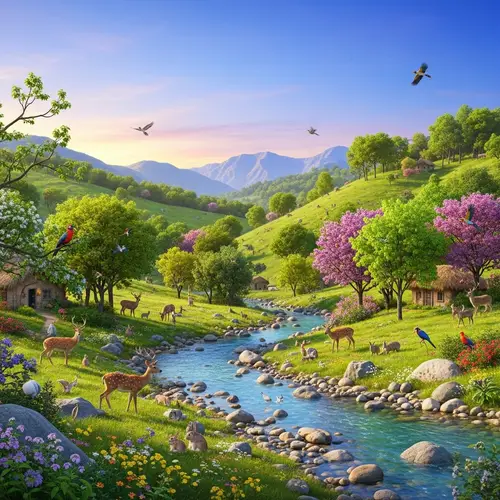 Peaceful World Image - Global Harmony & Serenity