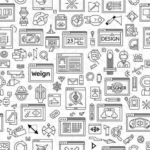 Web Programming and Design Icons Pattern
