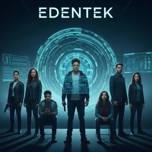 Cyberpunk Sci-Fi Thriller: EdenTek's Control System Disruption