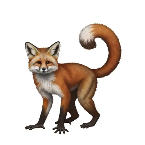 Monkey-Fox Hybrid: Agile & Cunning Creature