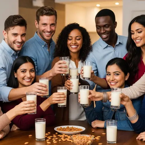 Celebrate Joy with Badam Milk - Multicultural Gathering