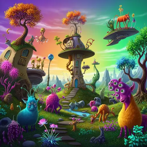 Fantastical Land of Illusion and Wonder