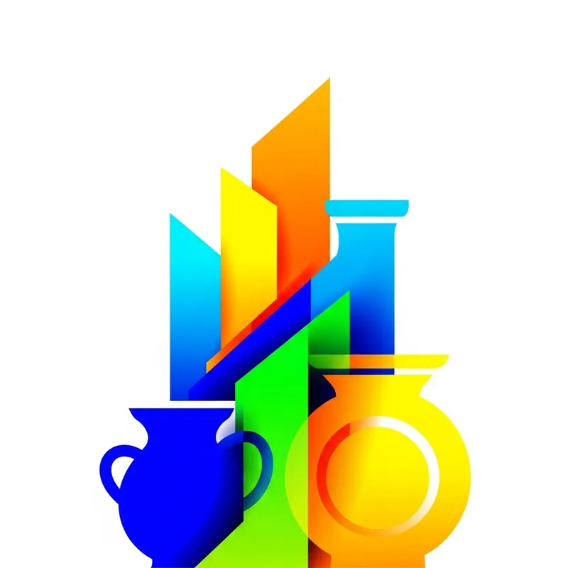 Vibrant Abstract Art for Colombian Ceramic Company Vibrant Abstract Art for Colombian Ceramic Company